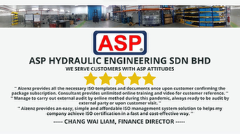 Testimonial Aizenz From ASP Hydraulic Engineering Sdn Bhd